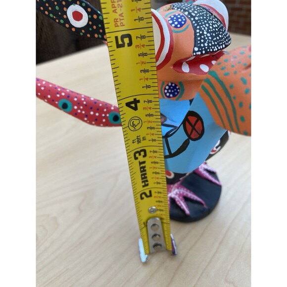 Oaxacan Wood Carving Oaxaca Mexican Folk Art Alebrije SIGNED Gutierrez - Picture 7 of 16